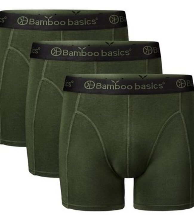 Bamboo Basics Boxershorts Rico – Army Green- (3-Pack)