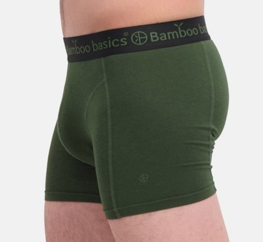 Bamboo Basics Boxershorts Rico - Noir Vert armée Bleu marine- (Lot de 3)