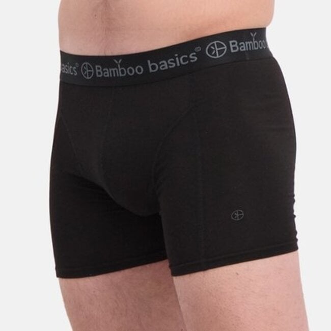 Bamboo Basics Boxer Shorts Rico - Black Army Green Navy - (3-Pack)