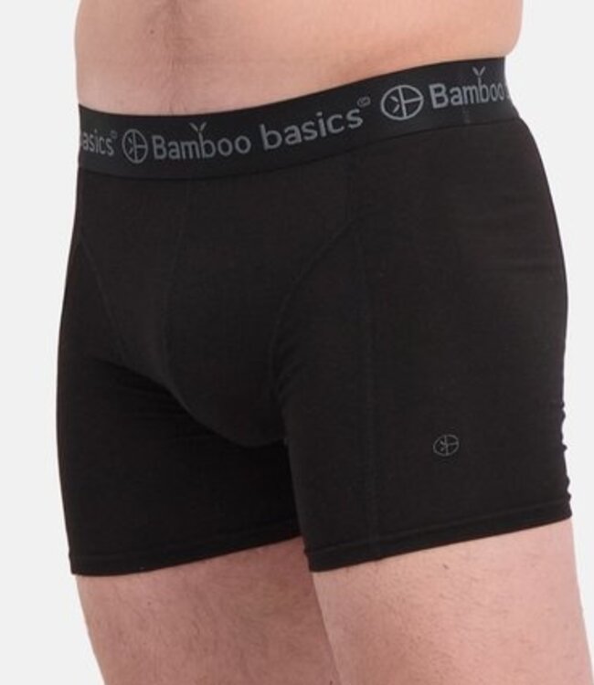 Bamboo Basics Boxershorts Rico –  Zwart Legergroen Marine  - (3-Pack)