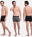 Bamboo Basics Boxershorts Rico –   Zwart Grijs Zwart    - (3-Pack)