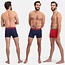 Bamboo Basics Boxer shorts Rico - Set of 3 pieces -  Navy Red Navy