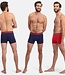 Bamboo Basics Boxershorts Rico – Navy Red Navy- (3-Pack)