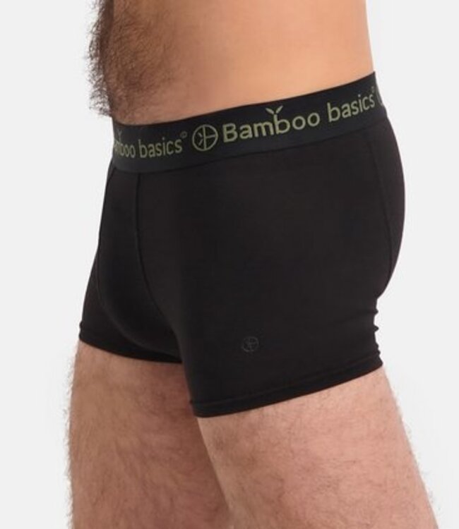 Bamboo Basics Boxershorts Liam – Black - (3-Pack)