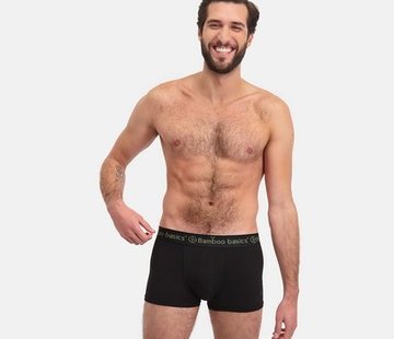 Bamboo Basics Boxer Liam - Lot de 3 pièces - Noir