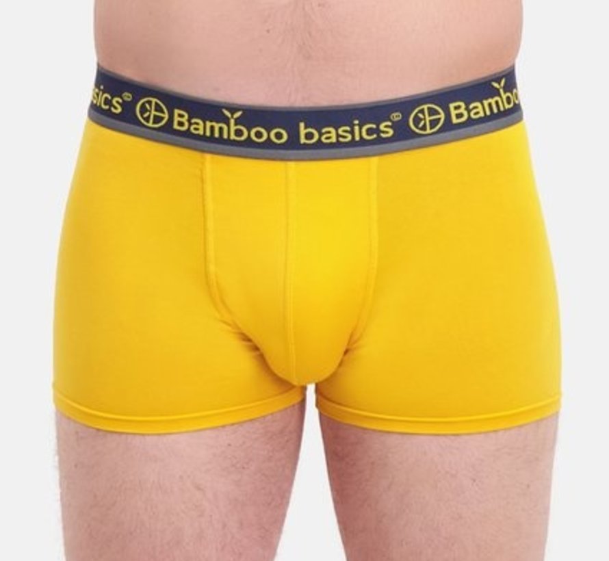 Bamboo Basics Boxershorts Liam –  Rood Zwart Geel  - (3-Pack)