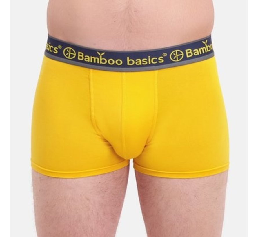 Bamboo Basics Boxershorts Liam – Red Black Ocre - (3-Pack)