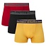 Bamboo Basics Boxershorts Liam –  Rood Zwart Geel  - (3-Pack)