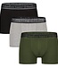 Bamboo Basics Boxershorts Liam – Black Army Grey - (3-Pack)