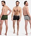 Bamboo Basics Boxershorts Liam – Black Army Grey - (3-Pack)