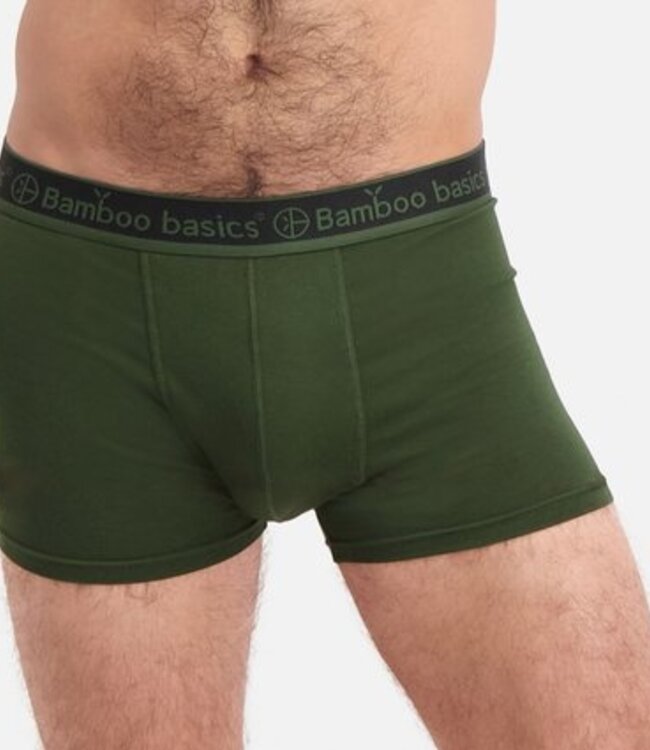 Bamboo Basics Boxershorts Liam – Black Army Grey - (3-Pack)