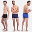 Bamboo Basics Boxershorts Liam –  Zwart Blauw Marine    - (3-Pack)