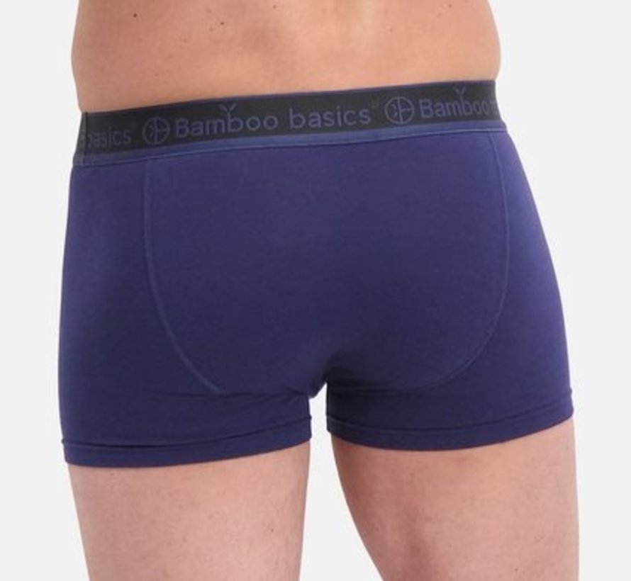 Bamboo Basics Boxershorts Liam –  Black Blue Navy - (3-Pack)