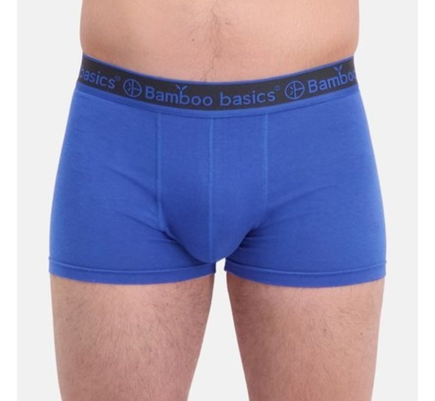 Bamboo Basics Boxershorts Liam –  Zwart Blauw Marine    - (3-Pack)