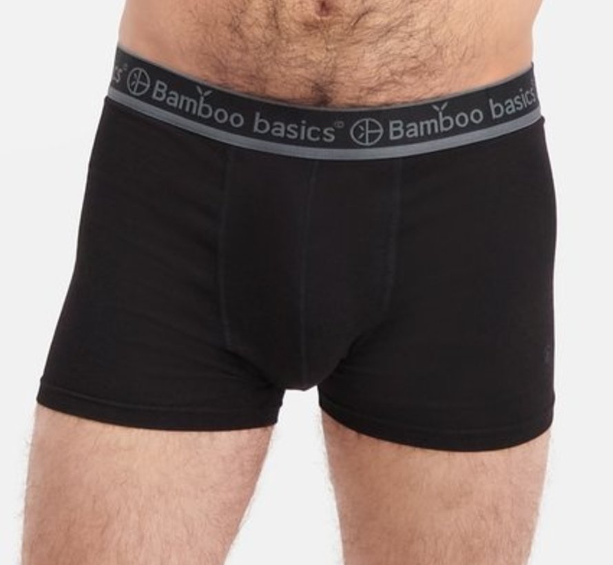 Bamboo Basics Boxershorts Liam –  Zwart Blauw Marine    - (3-Pack)