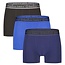 Bamboo Basics Boxershorts Liam –  Zwart Blauw Marine    - (3-Pack)