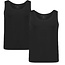 Tank Top for Men - (2-pack) Stef - Black - Bamboo Basic - Bamboo