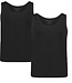 Tanktop voor Heren -  (2-pack) Stef -  Zwart  - Bamboo Basic - Bamboe