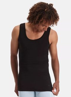 Bamboo Basics Tank Top for Men - (2-pack) Stef - Black