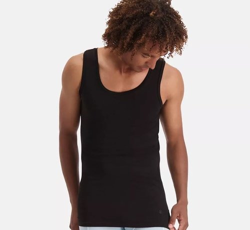 Bamboo Basics Tank Top for Men - (2-pack) Stef - Black - Bamboo Basic - Bamboo