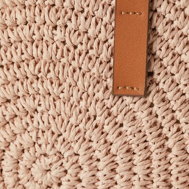 Boho Geweven Handtas -  Heuptas met rits -Naturel Life