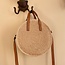 Boho Woven Handbag - Hip bag with zipper