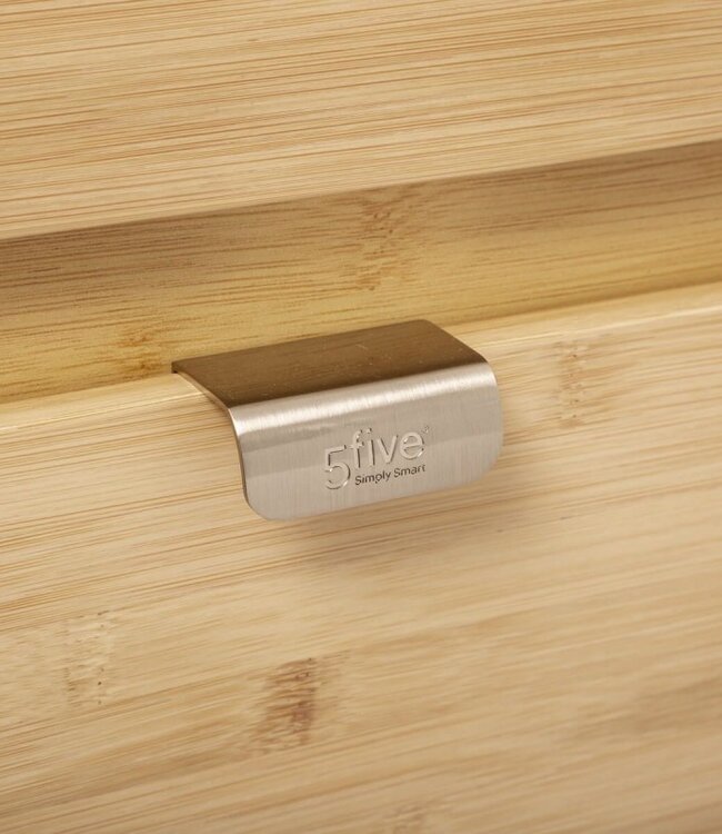 Bamboe ladekast met spiegel - Naturel - 5Five