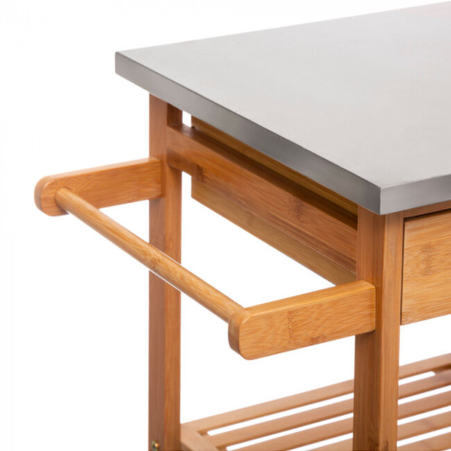 Side table trolley - Bamboo - 5five