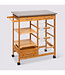  5Five Side table trolley - Bamboo - 5five