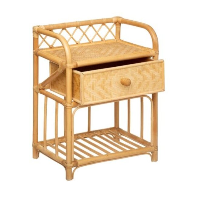 Bedside table with drawer - Bamboo - Atmosphera