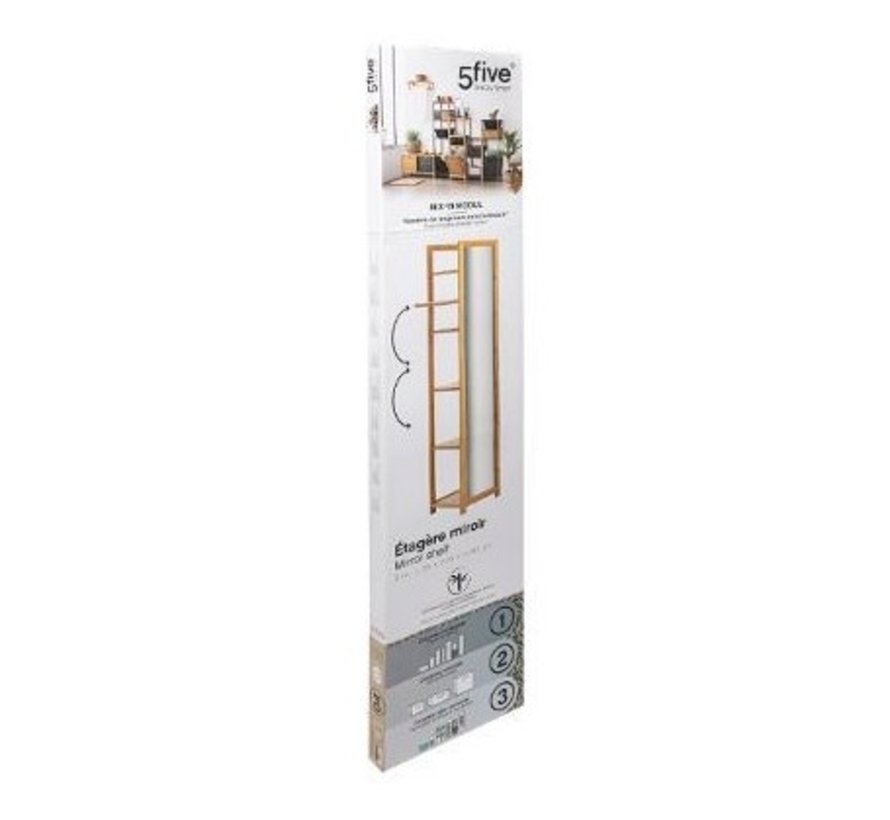 Bamboo mirror shelf - Mix