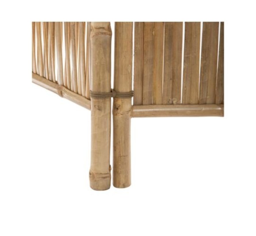 Bamboo Folding Screen - 2 Pieces - 6 Panels total - 170 cm high