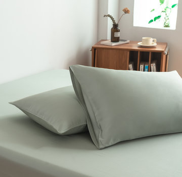 Boomba Bamboo 2 Piece Pillowcases - Sage Green - 100% Bamboo - 400TC