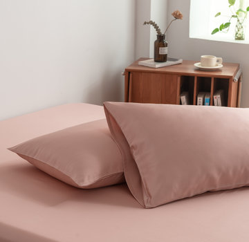 Boomba Bamboo Boomba Premium taies d'oreiller en bambou 100% bambou Cuddle Pink 400TC