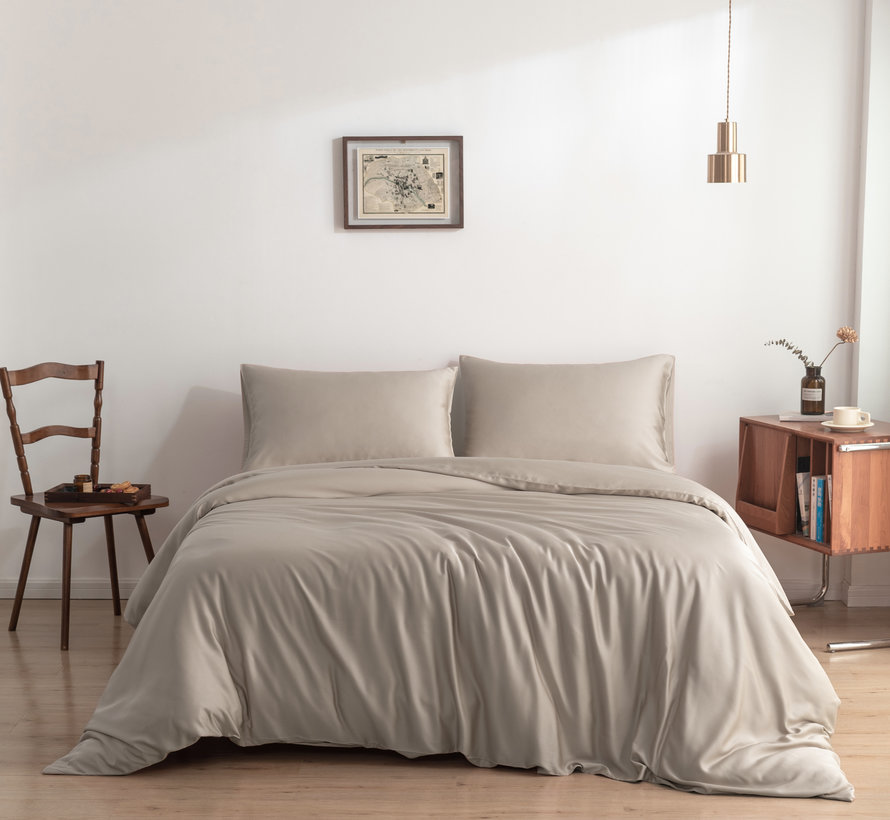 Boomba Premium comforter cover 100% bamboo Soft taupe