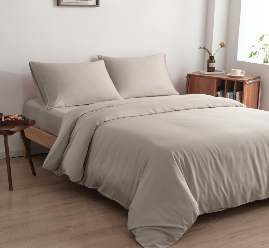 Boomba Premium comforter cover 100% bamboo Soft taupe