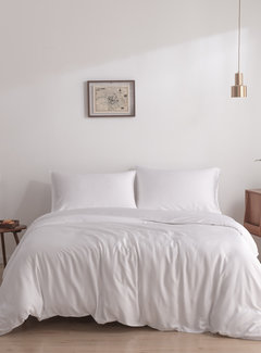 Boomba Bamboo Premium comforter cover 100% bamboo Coco white