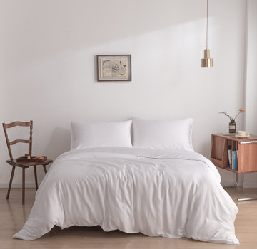 Boomba Bamboo Premium comforter cover 100% bamboo Coco white