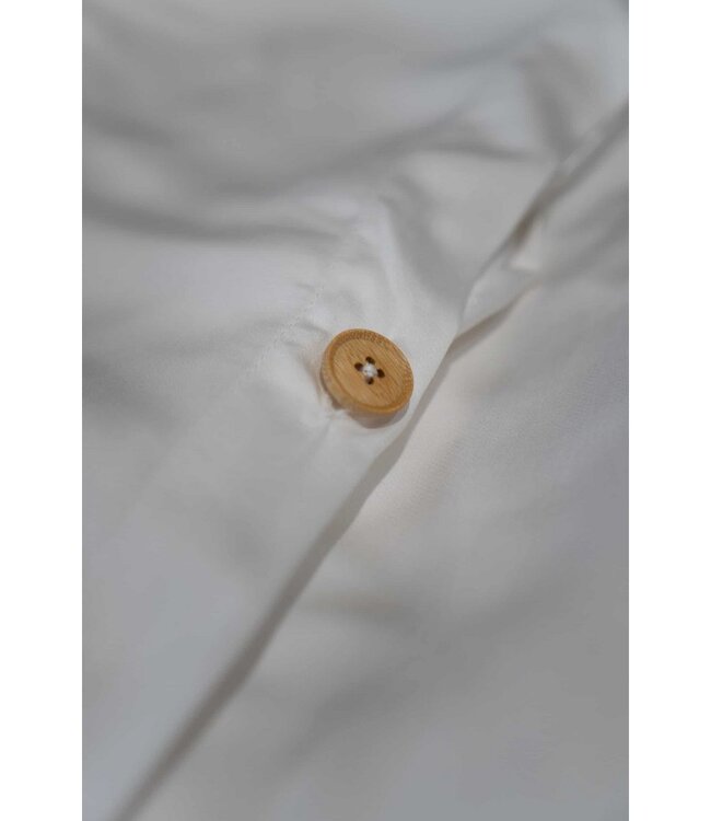 Boomba Basic dekbedovertrek 100% bamboe Coco white