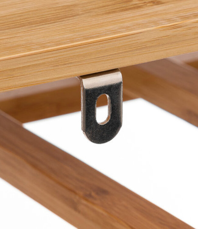 Flessenrek voor 12 Wijnflessen -  Stapelbaar - 35 x 24 x 47 cm  -  Bamboe - Ophangbaar