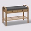 Bamboo Modern Sofa with Shoe Rack + 2 Drawers - Atmosphera