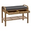 Bamboo Modern Sofa with Shoe Rack + 2 Drawers - Atmosphera