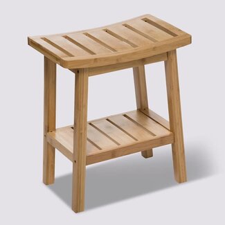  5Five Bamboo Stool - 39x 25 x 46 cm