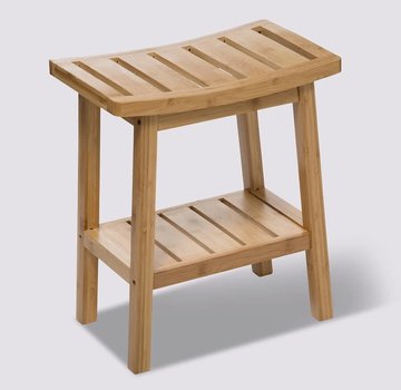  5Five Bamboo Stool - 39x 25 x 46 cm