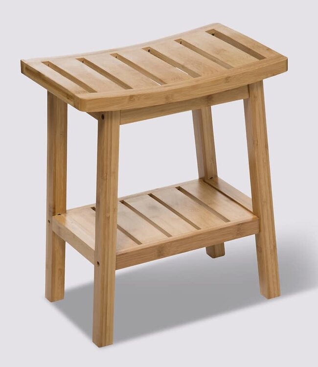 Bamboe krukje - Opstapje - 2 treden - 39x 25 x 46 cm