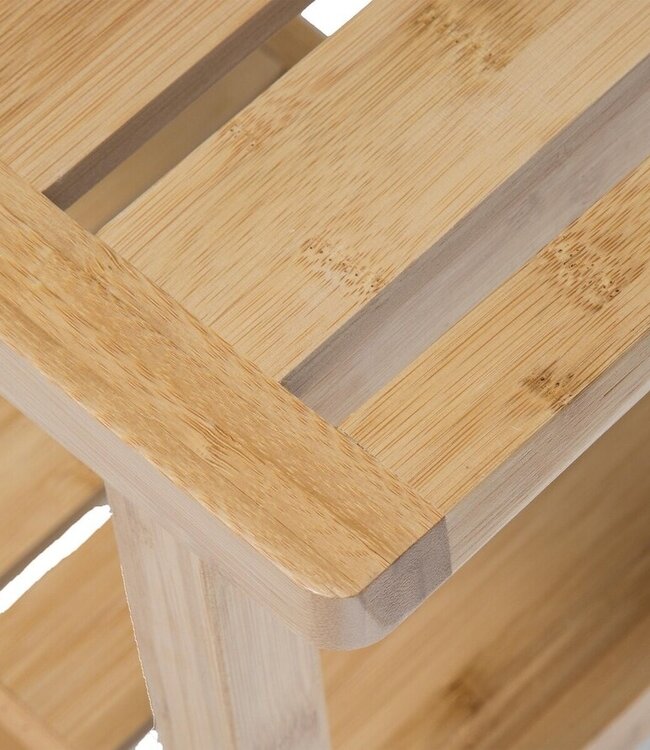 Bamboo stool - Step - 2 steps - 39x 25 x 46 cm