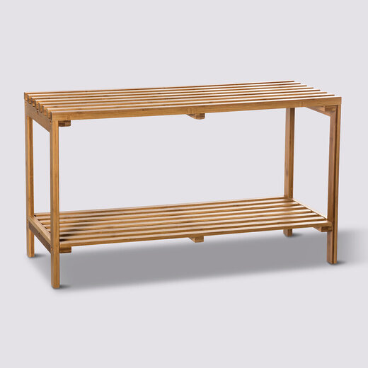  5Five Storage rack/Shoe rack Made of Bamboo - 2 levels