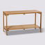 Storage Rack / Shoe Rack Made of Bamboo - 2 Levels