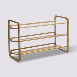  5Five Modern Shoe Rack Treated - 3 Levels - 74X33X50 cm