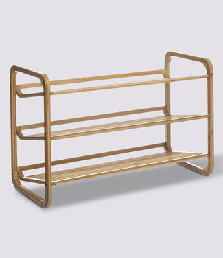  5Five Moderne Schoenenrek Behandeld - 3 niveaus - 74X33X50 cm